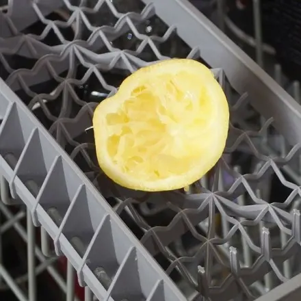 Ausgepresste Zitrone gegen "Spülmaschinen-Muffel"