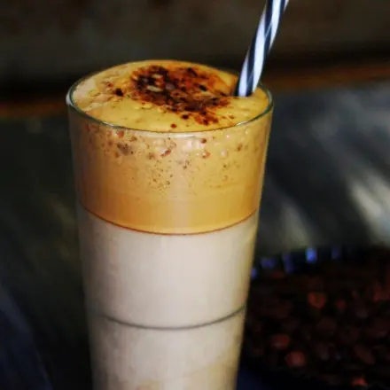 Kalorienarmer Eiskaffee