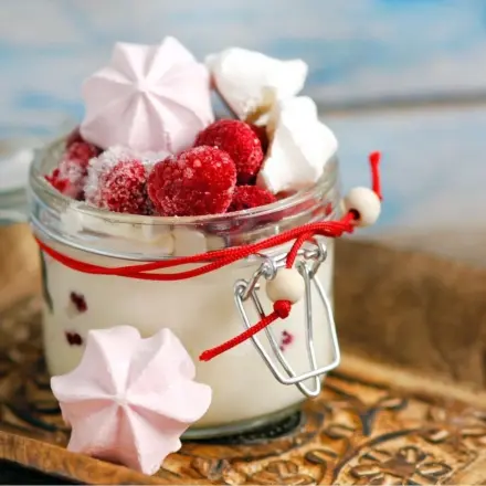 Rote Helga - eine "coole" Schichtnachspeise