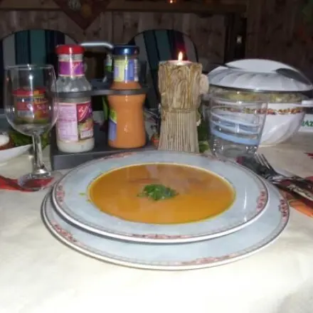 Cremige Kürbissuppe