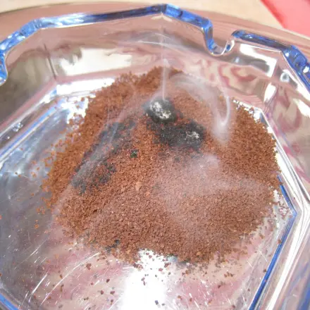 Wespen vertreiben mit Kaffeepulver