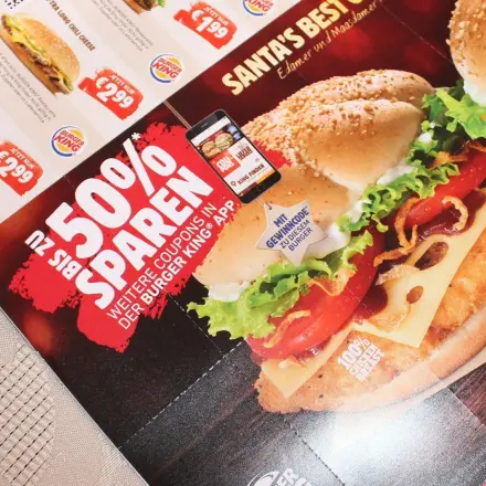 Mc Donalds Gutscheine auch bei Burger King gültig