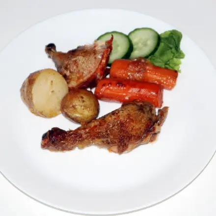 Huhn mit 40 Knoblauchzehen