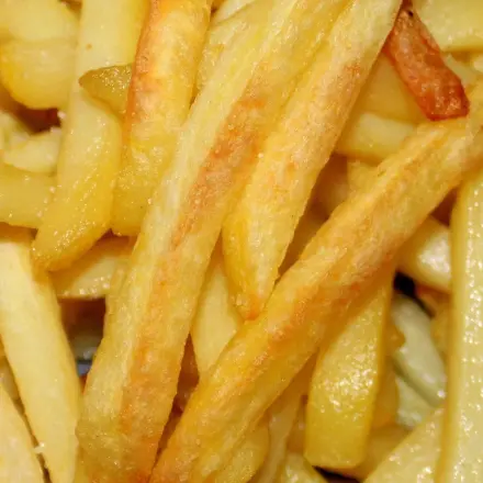 Frische Pommes bei McDonalds