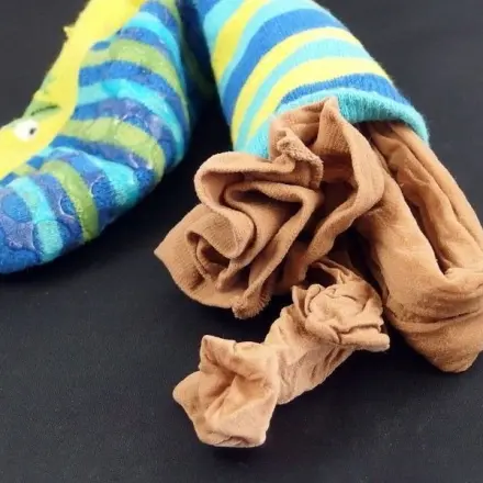 Feinstrumpfhosen in Socken waschen