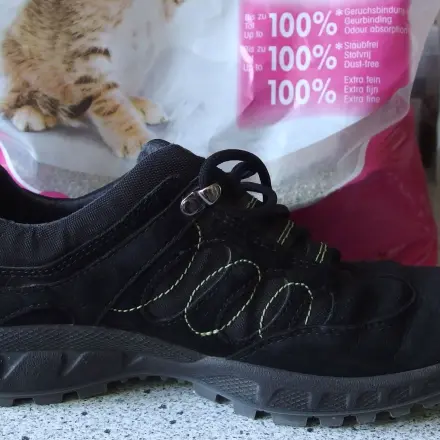 Katzenstreu gegen muffelnde Turnschuhe