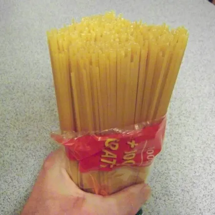 Spaghettipackung cool öffnen