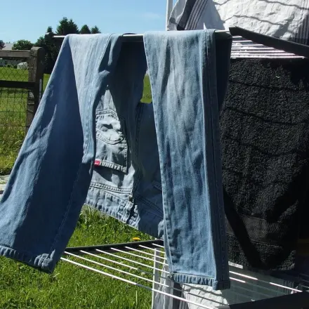 Eine ordentliche Brise Wind ersetzt das Bügeln