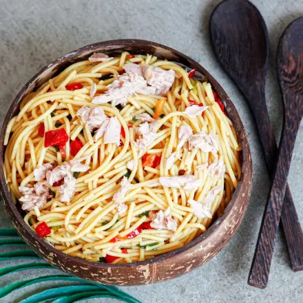 Leckerer Spaghettisalat in 10 Minuten