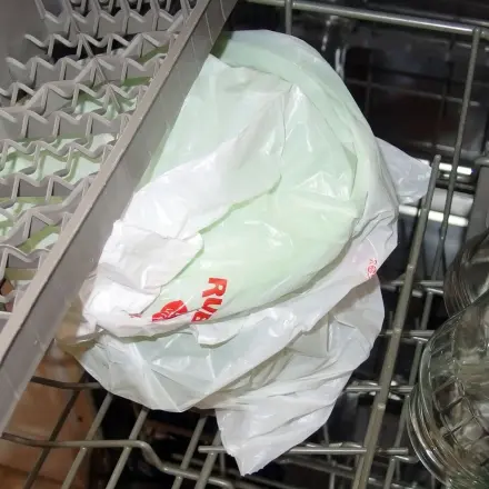 Auftauen in der Spülmaschine