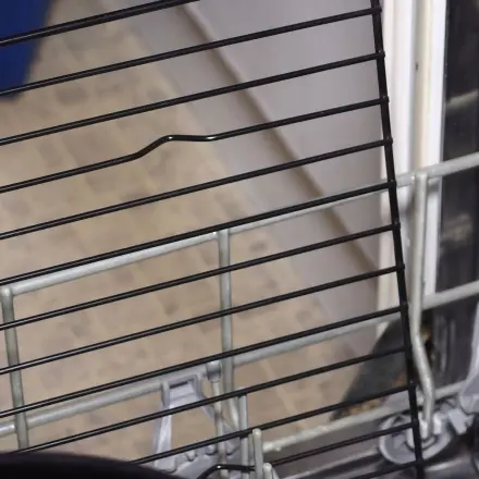 Backofengitter in die Geschirrspülmaschine
