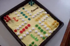 Mensch-ärgere-dich-nicht-Kuchen
