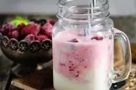 Himbeer-Buttermilch-Shake