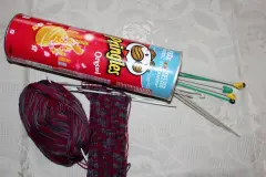 Aufbewahren von Stricknadeln