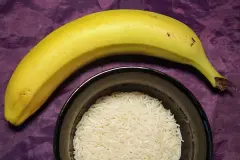 Reis mit Banane bei Durchfall