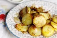 "Bratkartoffeln" mal ganz anders und sogar gesund, mit Dip