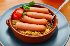 Linsensuppe nach Art des Hauses