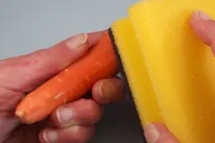 Möhren putzen