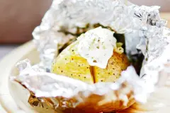Garzeit bei Folienkartoffeln verringern