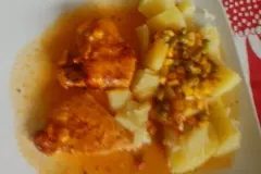 Schnitzel-Mexico-Mix überbacken