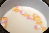 Heiße Schokolade mit Marshmallows