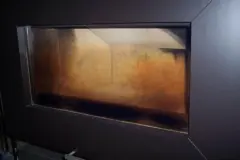 Kaminscheibe billig mit Asche reinigen - mit Fotoanleitung