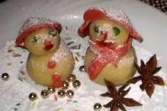 Weihnachtsdeko aus Marzipan