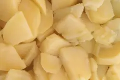 Kartoffelscheiben kleben nicht aneinander