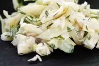 Rohkost-Weißkohlsalat mit Senf