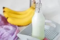Kalorienarmes Frühstück - Buttermilch-Banane-Shake