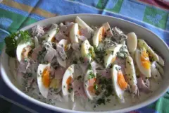 Spargelsalat aus Restspargel