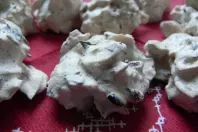 Weihnachtliche Schoko-Mandelmakronen