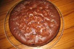 Versunkene Schoko-Kirsch-Torte
