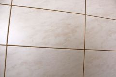 Kalk auf Fliesen mit Sp&uuml;lmaschinenpulver entfernen