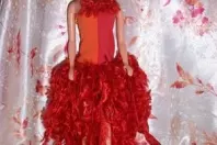 Barbie Puppen Dress mit Fransenwolle