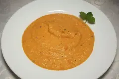 Cremesuppen super schnell gekocht - Suppe vor dem Kochen pürieren