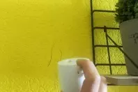 Kugelschreiber von der Wand entfernen