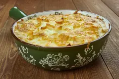 Hackbraten mit Kartoffelgratin - aus einer Form