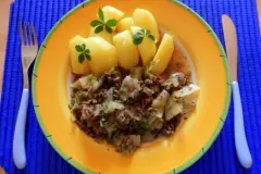Schneller Schmorkohl