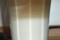 Latte Macchiato zweifarbig