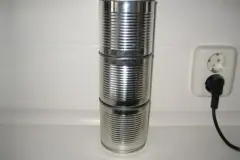 Dosenturm als Ordnungshelfer