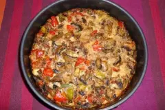 Champignon-Schinken-Torte