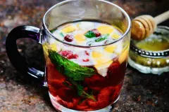 Erk&auml;ltungstee mit Ingwer