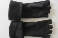 Marktfrauenhandschuhe aus alten Fleecehandschuhen