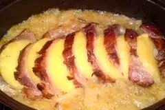 Ananas-Kasslerbraten