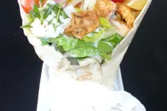 Wraps mit Hähnchenfüllung