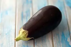 Auberginen aus der Mikrowelle