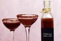 Pfefferminz-Kakao-Likör