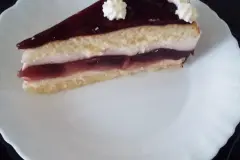 Apfel-Holunder-Torte mit Weingelee