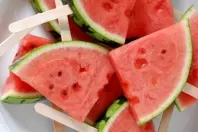 Wassermelone am Stil